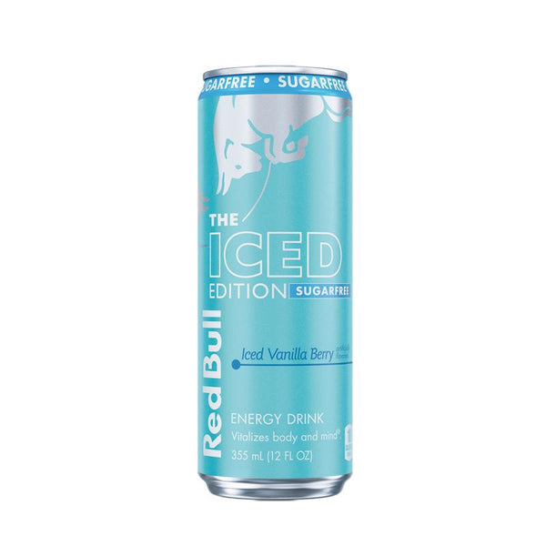 Bebida energética Red Bull de vainilla y frutos rojos sin azúcar, 12 oz (paquete de 24)