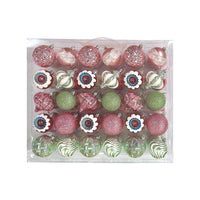 Celebrations Home Assorted Ball Indoor Christmas Decor 2 in. (Pack of 4)