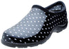 Sloggers Women's Garden/Rain Shoes 7 US Black Polka Dot
