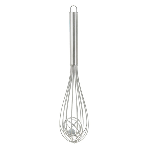 Mrs. Anderson's Baking Silver Stainless Steel Balloon Wisk w/Center Ball