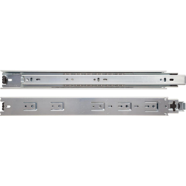 Guías para cajones Tru-Trac de montaje lateral TT100P de Knape &amp; Vogt de 600 mm/24", paquete de 2
