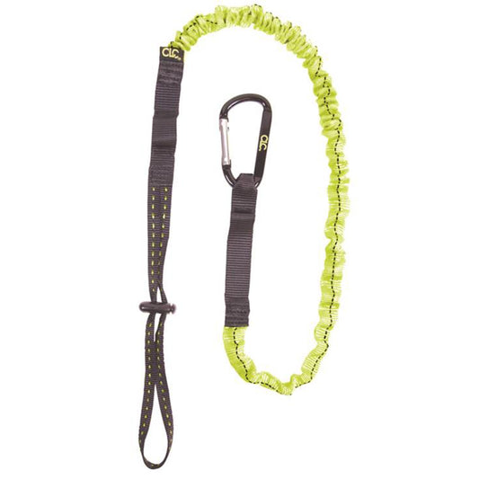 CLC Polyester Fabric Tool Lanyard 39 to 56 in. L Black/Yellow