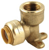 SharkBite Push to Connect 1/2 in. Push X 1/2 in. D FIP Brass 90 Degree Drop Ear Elbow