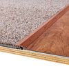 M-D Building Products METAL DECOR 0.3 in. H X 1.38 in. W X 36 in. L Cherry Aluminum Carpet Trim - Deal of The Week