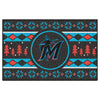 MLB - Miami Marlins Holiday Sweater Rug - 19in. x 30in.