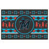 MLB - Miami Marlins Holiday Sweater Rug - 19in. x 30in.