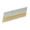Senco 15 ga. Plastic Strip 20 Deg. Ring Shank Round Head Steel Framing Nails 2-3/8 L x 0.11 Dia. in.