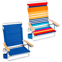 Rio 5-Position Assorted Beach Chair (Pack of 4)