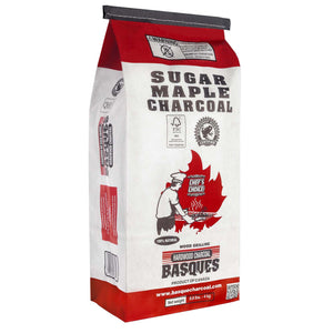 Basques Sugar Maple All Natural Hardwood Lump Charcoal 8.8 lb.