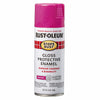 Rust-Oleum Stops Rust Gloss Poppy Pink Enamel Spray Paint 12 oz (Pack of 6)