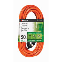 Woods Outdoor 50 ft. L Orange Extension Cord 16/2 - Deal of The Week
