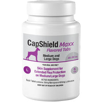 CapShield Maxx Dog Monthly Flea Supplement Chewable 46–90 lb 6 ct