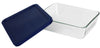Pyrex 6017396 6 Cup Storage Plus® Rectangle Dish With Plastic Cover (Pack of 4)