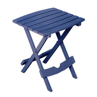 Adams Quik-Fold Patriotic Blue Rectangular Resin Folding Side Table - Deal of The Week