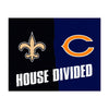 NFL House Divided - Saints / Bears House Divided Rug
