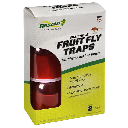 Rescue Fftr2-Bb4 Fruit Fly Trap 2 Count  (Pack Of 4)
