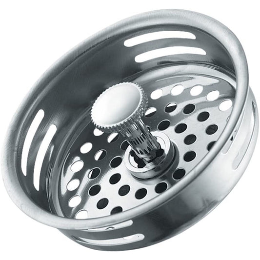 PlumbCraft 3-1/2 in. D Chrome Replacement Strainer Basket