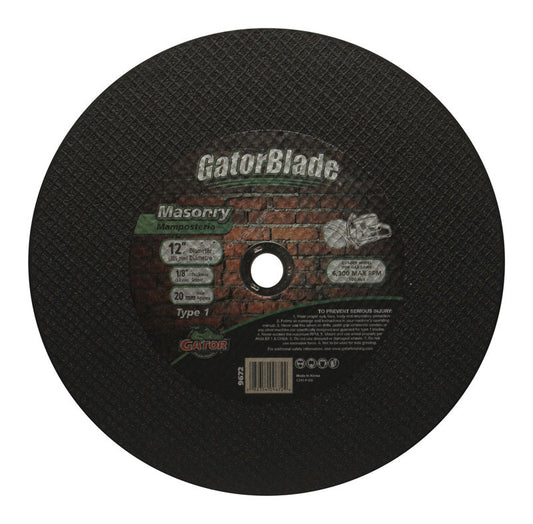 Gator 12 in. D X 20 mm in. Metal/Steel Masonry Cut-Off Blade 1 pc