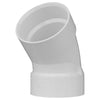Charlotte Pipe Schedule 30 3 in. 3 in. D PVC 45 Degree Elbow 1 pk