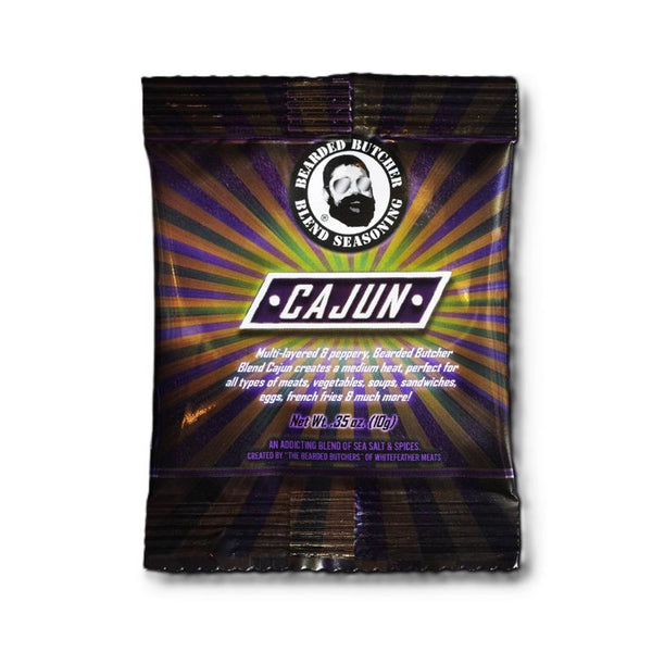 Condimento Cajun de Bearded Butchers, 0.35 oz (paquete de 30)