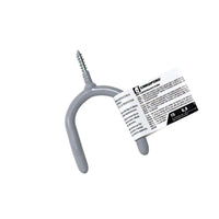 Crawford 3.94 in. L Vinyl Coated Gray Steel Medium Storage Hook 15 lb. capacity 1 pk (Pack of 25)