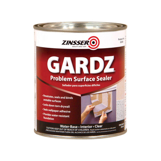Zinsser Gardz Clear Matte Indoor Drywall Surface Primer 1 qt.  90 to 110 sq. ft. Coverage