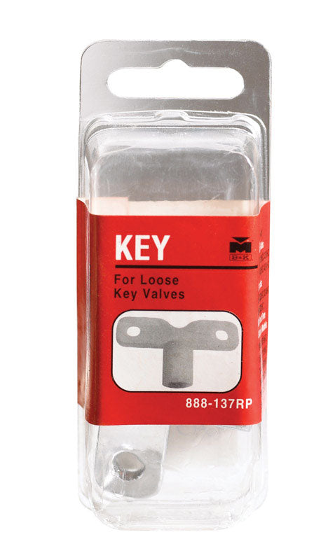 BK Products Stainless Steel Loose Key Handle FPT 1 pc