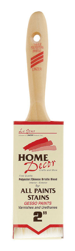 Linzer Home Decor 2 in. W Flat Paint Brush (Pack of 12)