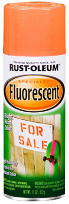 Rust-Oleum Specialty Fluorescent Orange Spray Paint 11 oz. (Pack of 6)