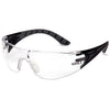 Edge Anti-Fog Viso Safety Glasses Clear Lens Black Frame