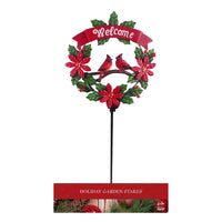 Alpine Warm White Holiday Garden Stakes 42 in. Pathway Decor (Pack of 12)