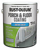 Rust-Oleum Porch & Floor Satin Dove Gray Porch and Floor Paint+Primer 1 gal (Pack of 2).