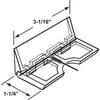 Prime Line Lucite Commercial & Residential Sliding Door Lock 3-1/16 L in. for Indoor/Outdoor