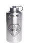 Manna 64 oz Quality Beer Silver BPA Free Insulated Bottle