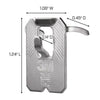 3M Claw Silver Drywall Picture Hanger 25 lb 4 pk