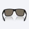 Costa Broadbill II Men's Matte Black Frame Blue Mirror Lens Polarized Sunglasses