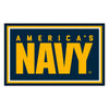 U.S. Navy 4ft. x 6ft. Plush Area Rug