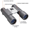Bushnell PowerView 2 Manual Standard Binoculars 16x32 mm - Deal of The Week