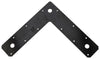 National Hardware 9 in. H X 2 in. W X 0.125 in. D Black Steel Inside/Outside Corner Plate