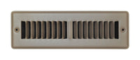 Tru Aire 2 in. H X 10 in. W 2-Way Powder Coat Brown Steel Floor Register - Deal of The Week