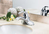 OakBrook Chrome Single-Handle Bathroom Sink Faucet 4 in.