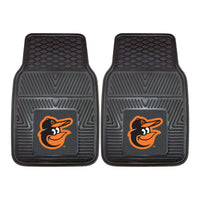 MLB - Baltimore Orioles Heavy Duty Car Mat Set - 2 Pieces