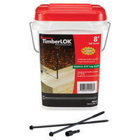 FastenMaster TimberLOK No. 10 X 8 in. L Hex Epoxy Coarse Wood Screws 250 pk