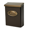 Architectural Mailboxes Designer Classic Galvanized Steel Wall Mount Venetian Bronze Mailbox - Open Box