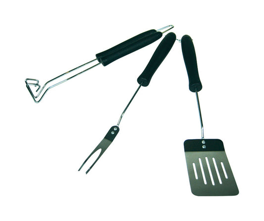 Grill Mark Stainless Steel Black Grill Tool Set 3 pc