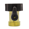 Gilmour Brass Threaded Male Hose Shut-off Valve