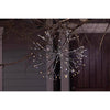 Celebrations LED Cool White Shimmering Sphere 16 in. Hanging Decor