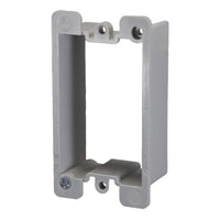 Cantex EZ Box Old Work Rectangle PVC 1 gang Box Extenders Gray