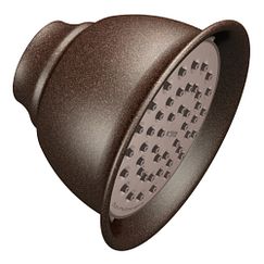 Oil rubbed bronze one-function 4-3/8" diameter spray head eco-performance showerhead