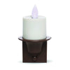 Matchless Darice White Unscented Scent Nightlight Flameless Flickering Candle 3 in. H (Pack of 4)
